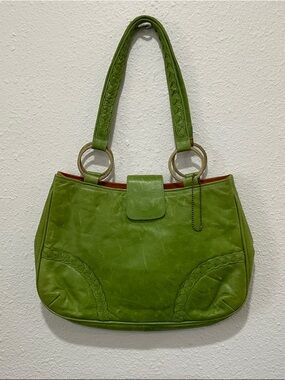 Green Braided-Detail Shoulder Bag - Women's Fashion Tote